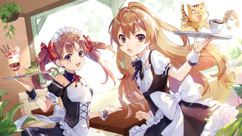 (pid 73958557)メイド服大河と黒子